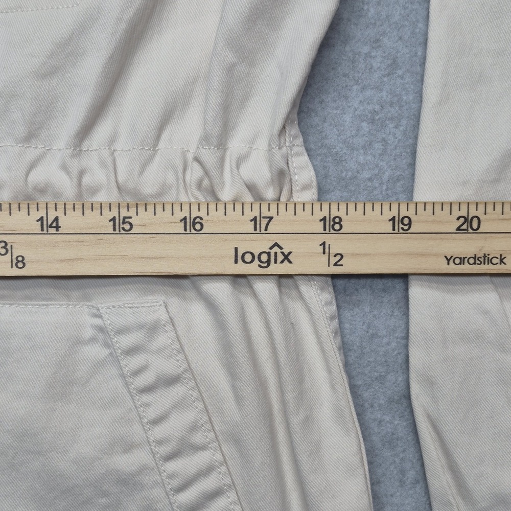 Gap Utility Field Jacket Womens S Beige Full Zip Drawstring Waist Anorak - Picture 15 of 16